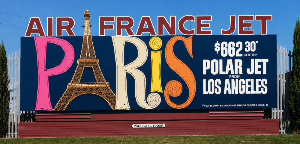Richard Deane Taylor – Air France 1958 Billboard