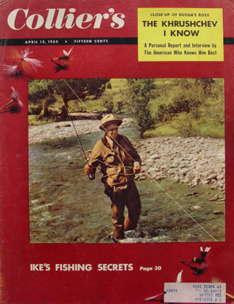 Richard Deane Taylor – Collier’s Ike's Fishing Secrets 1955 Cover