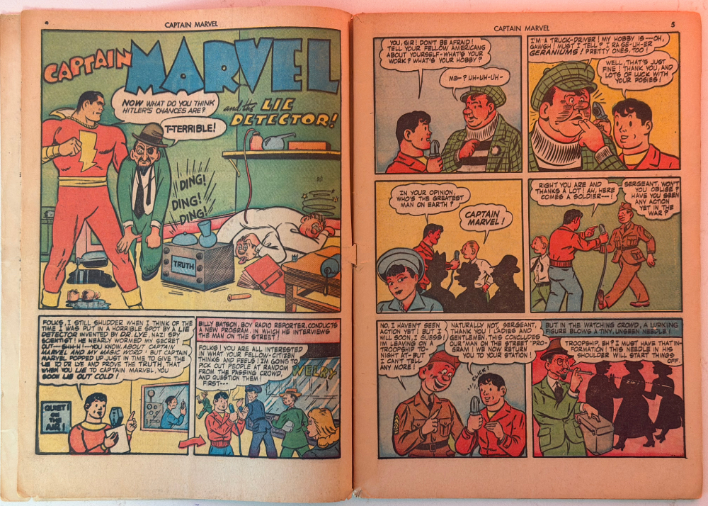 Richard Deane Taylor – Fawcett Captain Marvel 1943 Comic