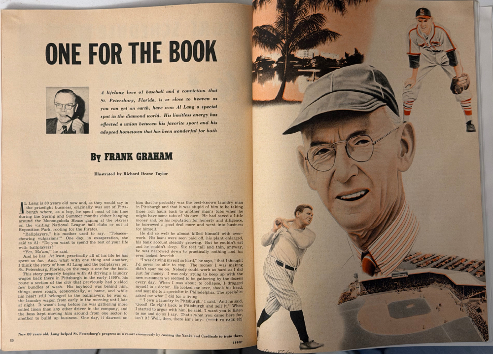 Richard Deane Taylor – Sport Al Lang 1951 Illustration