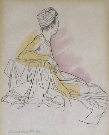 Nude on Covered Chair