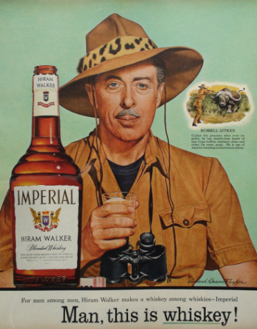 Russell Aitken - Hiram Walker Ad