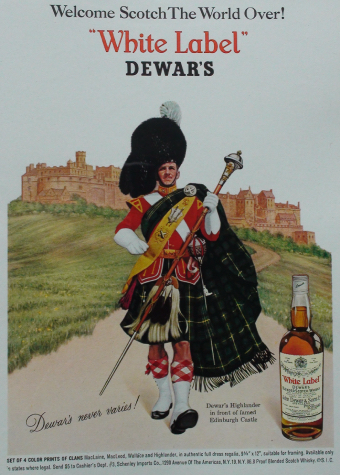 Edinburgh Castle - Dewer's Ad