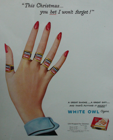 White Owl Cigars - Advertisement