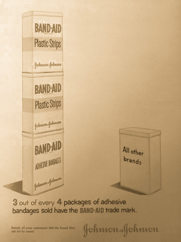 Band-Aid has the Trademark.