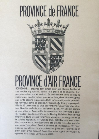 Air France - Bourgogne Province