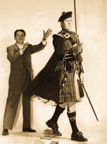 Richard working with a model.