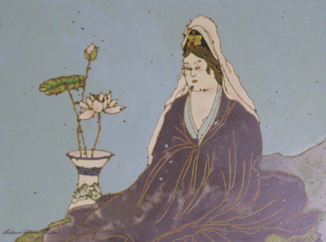 Cloisonn&eacute; Plate Study